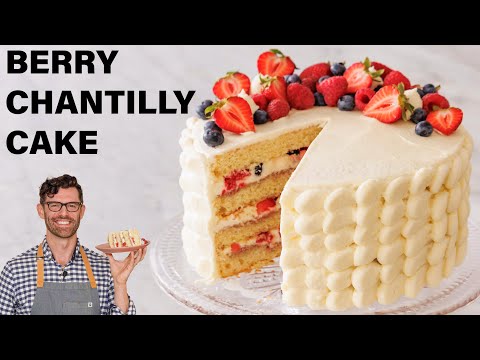 Watch Video: Amazing Berry Chantilly Cake Recipe