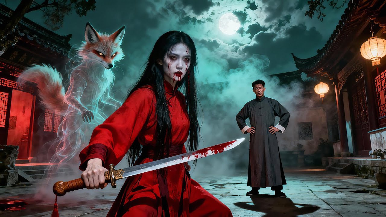 【MULTISUB】【民国怪谈】舞女遭富二代欺騙後自盡化厲鬼，借狐仙之力復仇，渣男下場淒慘。。#中式恐怖 #