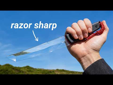 I Made the World's Sharpest Transparent Knife
