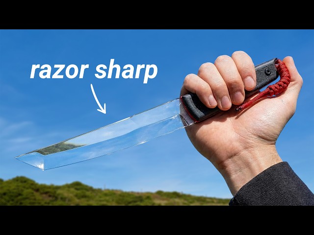 I Made the World's Sharpest Transparent Knife SDDEFAULT Thumbnail