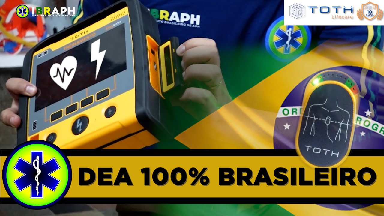 DEA de treinamento 100% Brasileiro | Desfibrilador Externo Automático
