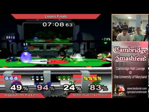 UMD Smashfest 12/13/13 - Brigglypuff (The Brig & k9) vs Brofist (tdude51 & emoDinosaur) LFs