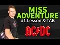 Miss Adventure Guitar Tutorial - AC/DC 