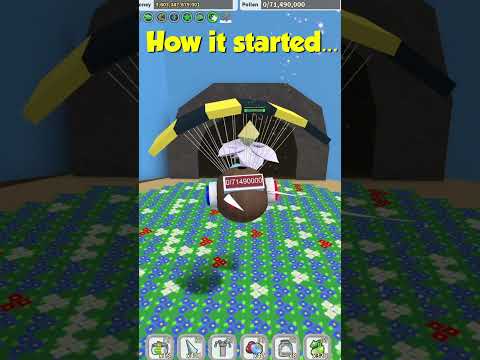 Bee Swarm Stump Snail - How it started... #shorts