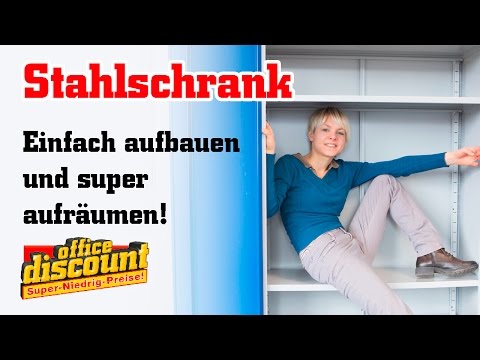 Artikelvideo 1 für AKTION: Gürkan Stahlschrank 100064 lichtgrau 92,0 x 42,0 x 195,0 cm, zerlegt, Artikelnummer 118253