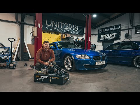 We fit BC Racing coilovers to the BMW Z4