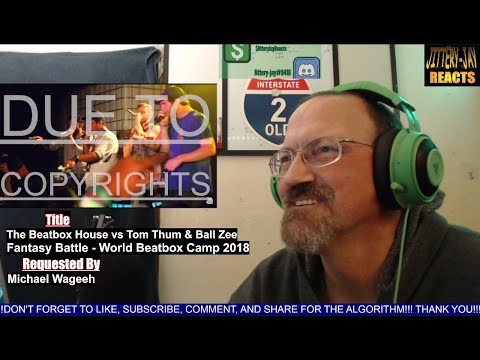 Beatbox House vs Tom Thum & Ball Zee - Fantasy Battle - WBC2018 - FIRST REACTION {Jittery~Jay}