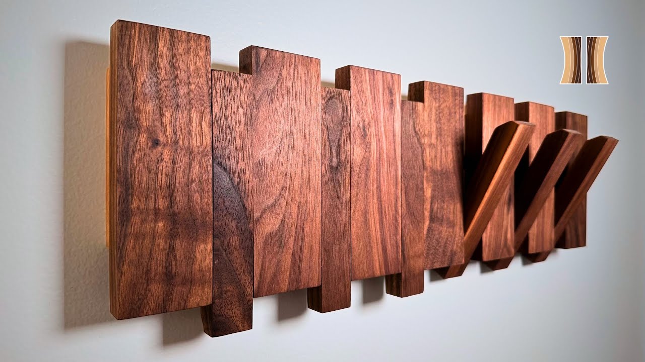 Woodworking Coat Rack : How to Build a Modern Coat Rack