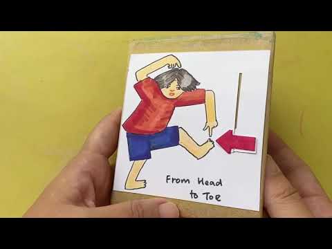 DIY pop-up book: Eric Carle From Head to Toe (with song) #popup