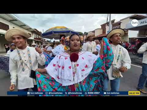 Antón celebra con orgullo una de sus mayores tradiciones: el Desfile de la Pollera Picarona