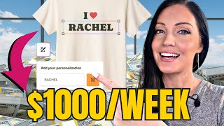 New Way to Start a Print on Demand Store With $0 Making Me $1000/Weekly (Automated Personalization)