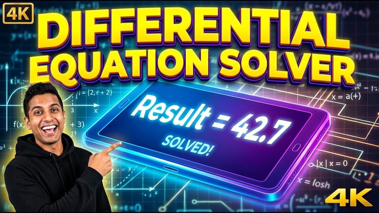 Differential Equation Solver Interactive Calculator