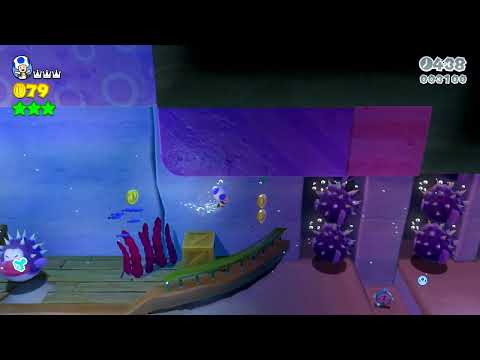 Super Mario 3D World [Switch] 3-5 Itemless Speedrun - Time: 76 (Tied WR)