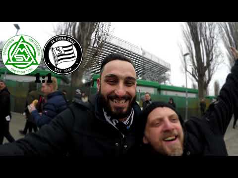 AUSWÄRTSVLOG! SV Mattersburg - SK Sturm Graz 1:1 LIVE Reaktion Öst Bundesliga 19.Spieltag