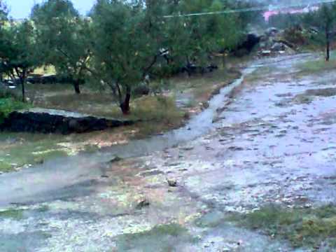 Orosei St. Maria Sardinien Starkregen 12.10.2010