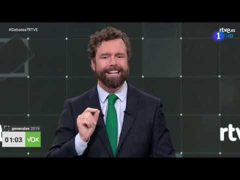 Debate TVE Ivan Espinosa Vox 1-11-2019
