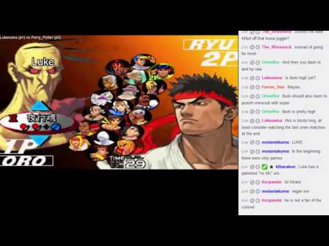 SF3 Viewer Match Analysis: Oro vs Ryu/Urien