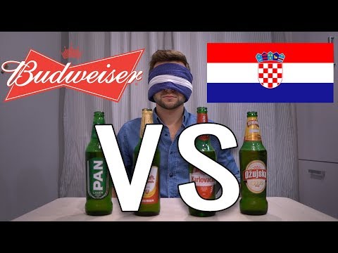 Croatian Beer Taste Test | Budweiser VS Ožujsko, Pan, and Karlovačko