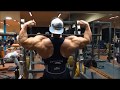 Chris Pistolas back workout 11 weeks out of San Marino Pro