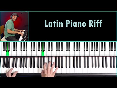 ​🔥 Latin Piano Riff - How To Play Latin Piano Like a Pro
