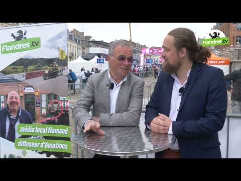 Passage des 4 jours de Dunkerque à Cassel avec Bernard Hinault