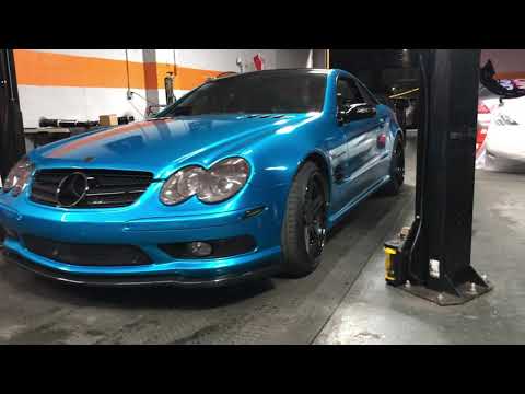 How to install BC racing coilovers Mercedes AMG r230 SL55 sl500 CL55 CL500 S55