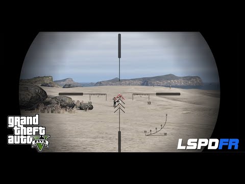 GTA 5 LSPDFR - Sheriff Sniper - Car Accidents - GTA 5 Police Simulator