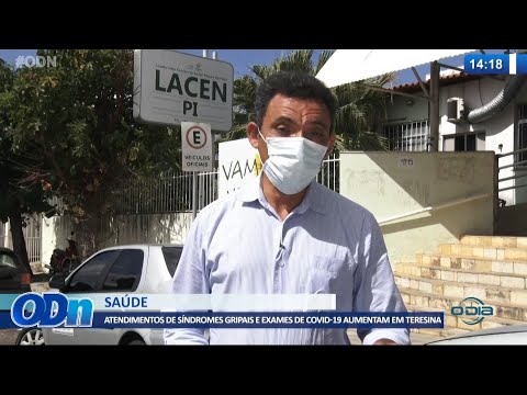 Atendimentos de siÌndromes gripais e exames de Covid 19 aumentam em Teresina 25 08 2021