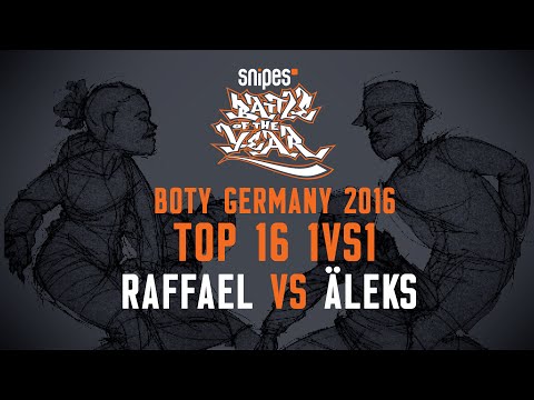 BOTY GERMANY 2016 - TOP 16 1VS1 - RAFFAEL VS ÄLEKS [BOTYTV]