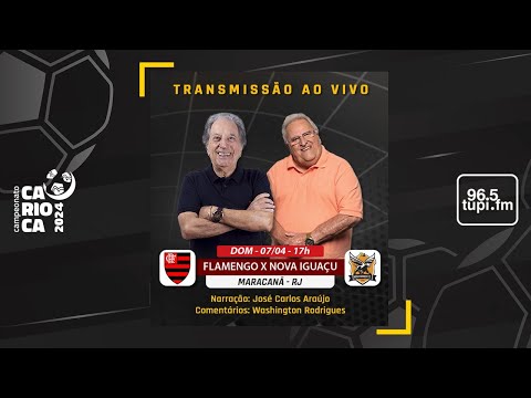 FLAMENGO 1 X 0 NOVA IGUAÇU - Campeonato Carioca - Final - Volta- 07/04/2024 - AO VIVO