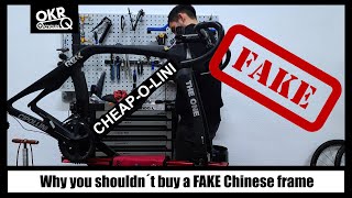 Why you shouldn´t buy a fake chinese frame