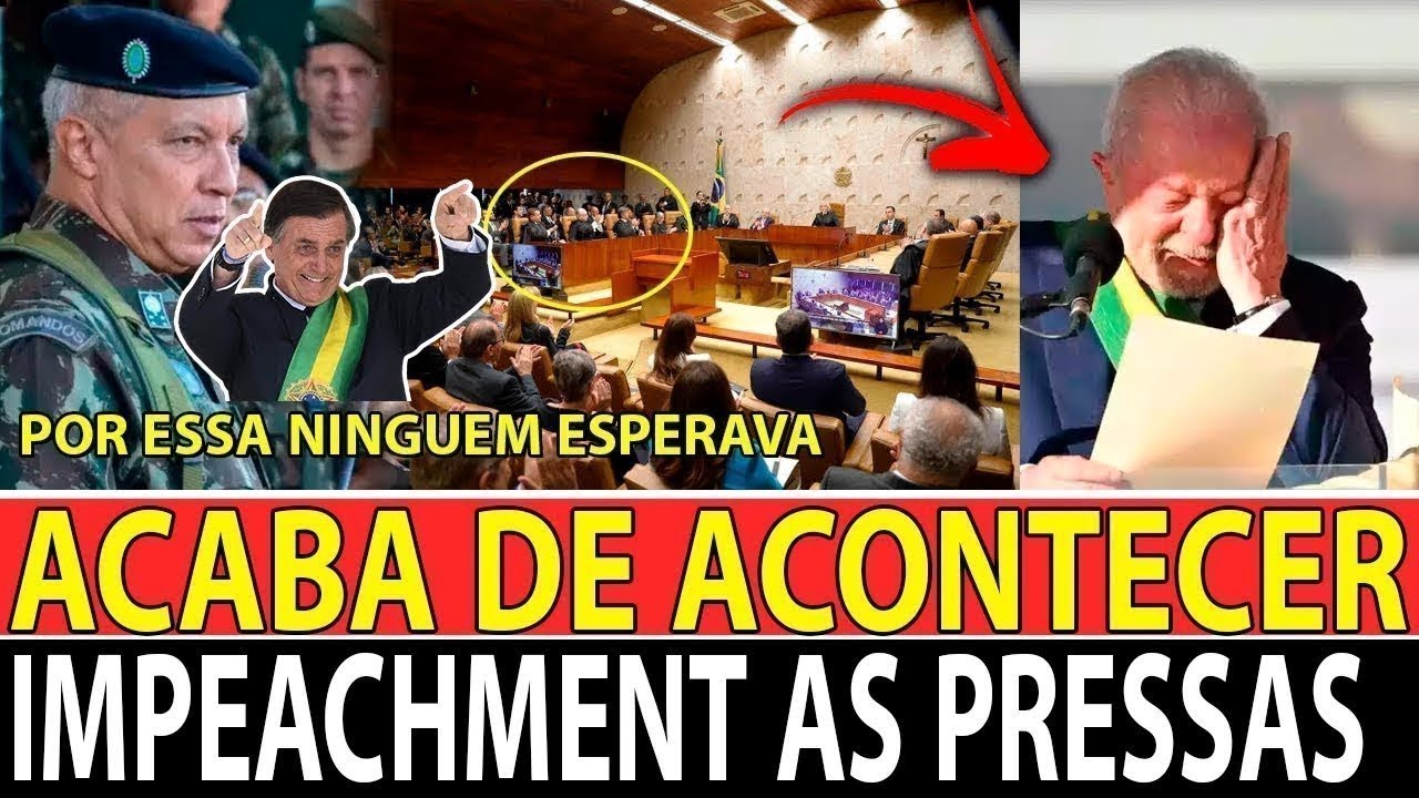 LIVE - DEU RUIM!! - LULA FORA! BOLSONARO VOLTA A PRESIDENCIA?