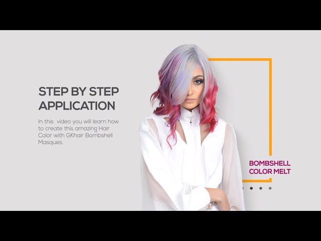 ماسك لصبغ الشعر باللون الاحمر بومبشيل من جي كي هير...