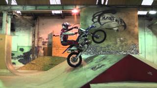 Graham Jarvis training at The Works skate park Leeds