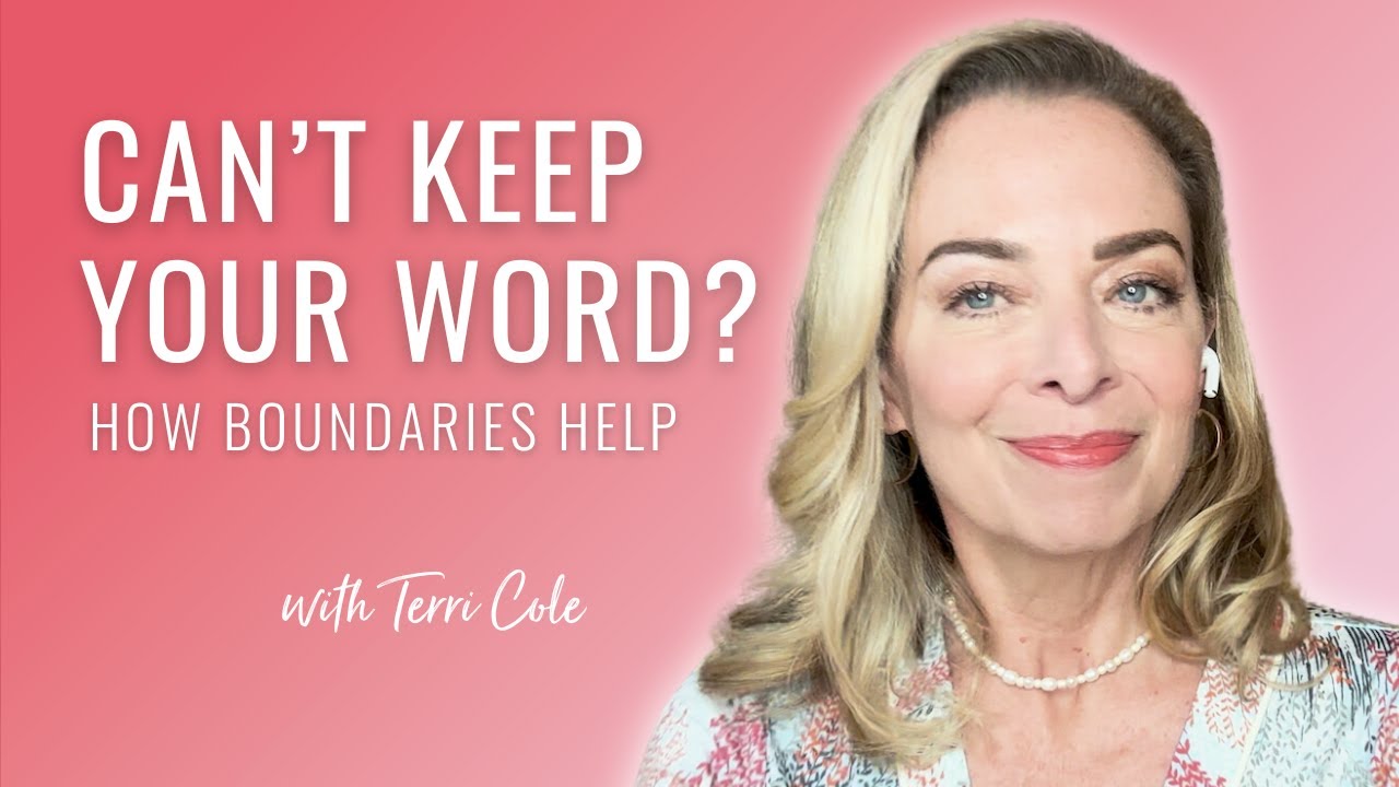 Can't Trust Yourself to Follow Through on Commitments? Watch This - Terri Cole