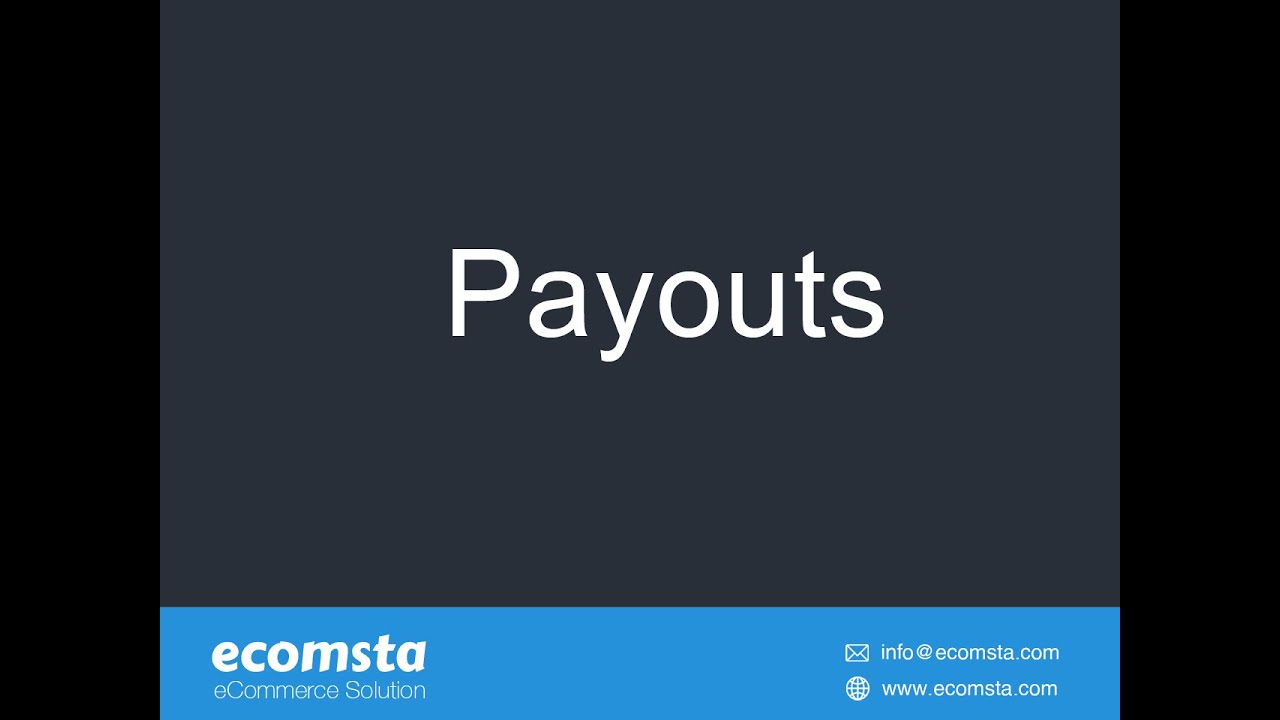 How to pay commissions to your affiliates in eComsta?