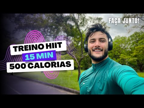 Treino CARDIO para INICIANTES em CASA | HIIT | 500 CALORIAS | 15 MIN
