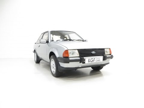 A Collectable Very Early Ford Escort XR3 in Prime Condition - SOLD!