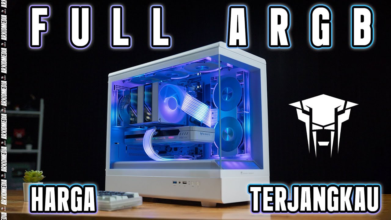 RAKIT PC GAMING PAKAI SEMUA PRODUK JUNGLE LEOPARD! Full ARGB Setup Keren Abis!