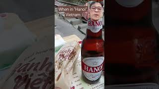 Hanoi beer & Banh Mi #beer #hanoi #vietnam #banhmi #tasty #r…