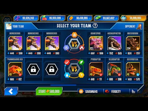 TINY TERRORS Vs CENOZOIC BATTLE Vs COINS PACK | JURASSIC WORLD THE GAME