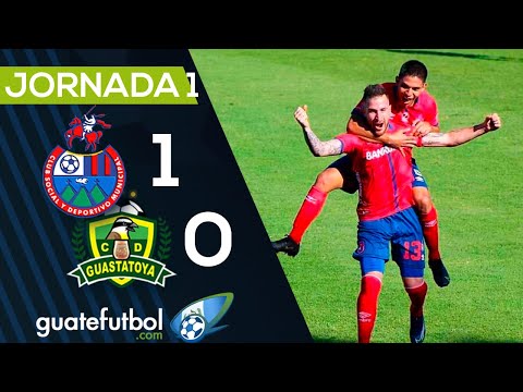 RESUMEN | Rojos 1-0 Guastatoya | Un gol se Steve Makuka le dio la victoria a los Rojos | FECHA 1