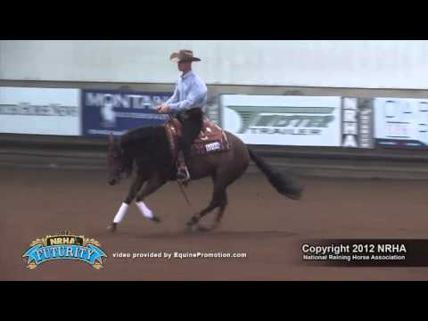 Ooh Fudge and John Irish - 2012 NRHA Futurity Show