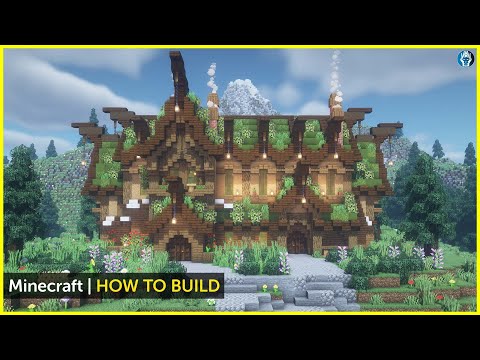 Minecraft How to Build a Fantasy Tavern / Inn (Tutorial)