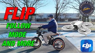 DJI Flip - Tracking My E-bike at Speed and More Drone Tricks