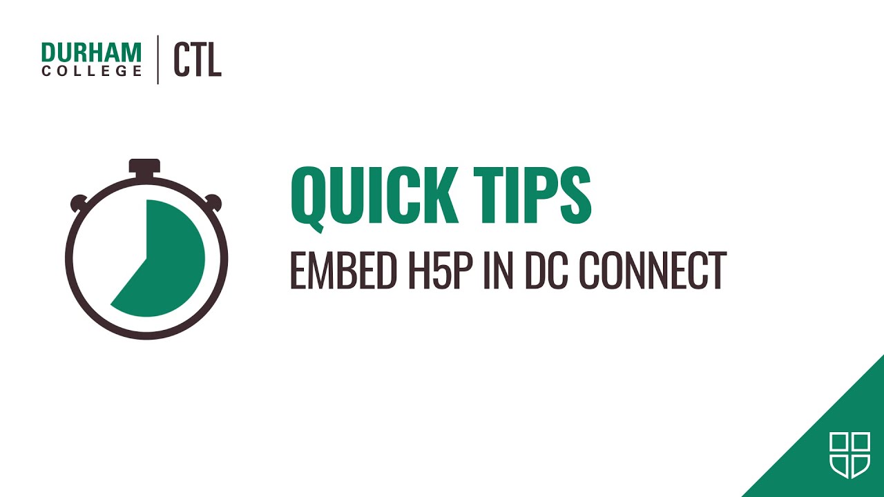 Quick Tips: Embed H5P in DC Connect