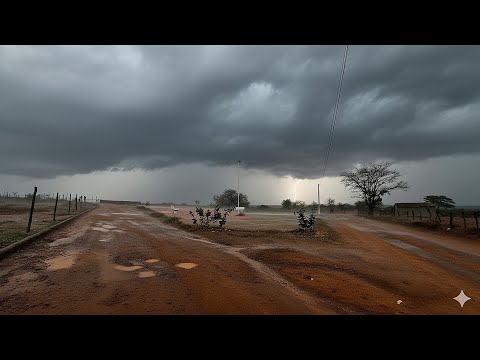CHUVA RETORNA AO SERTÃO DO NORDESTE - RIO DO PIRES BAHIA ⛈️ #bahia #nordeste #sertão