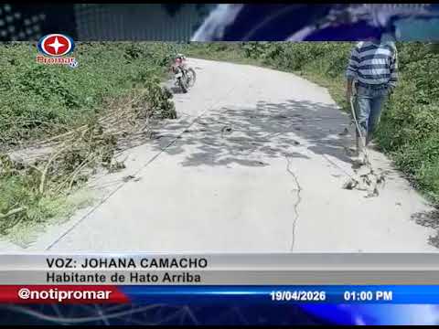 Vialidad agrícola del municipio Morán se ve afectada por las fuertes lluvias
