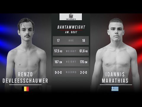 Cage Survivor 14: Renzo Devleesschauwer vs. Ioannis Marathias Full Fight