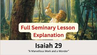 Isaiah 29 Seminary Lesson Set up! Pass the Paper Study! Quick Write! Phone Share!